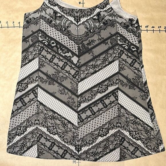 Chic Black Lace Overlay Dress - Picture 3 of 3